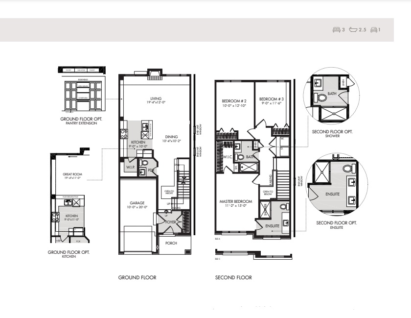 Grafton Floor Plan of Riverside South Richcraft Homes with undefined beds