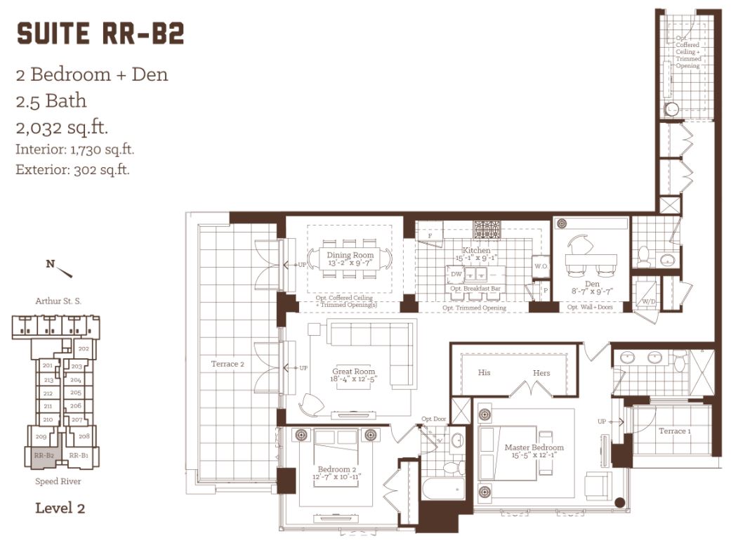  Floor Plan of The Copper Club at The Metalworks Condo with undefined beds