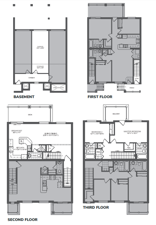  Floor Plan of Forest Gate Phase II, Urban Towns with undefined beds