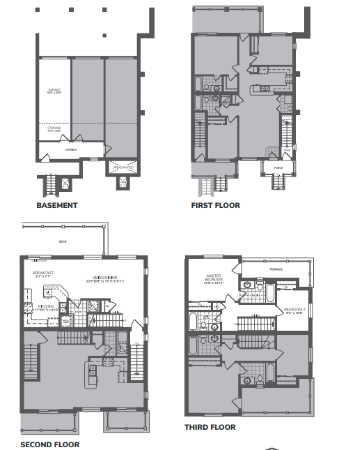  Floor Plan of Forest Gate Phase II, Urban Towns with undefined beds