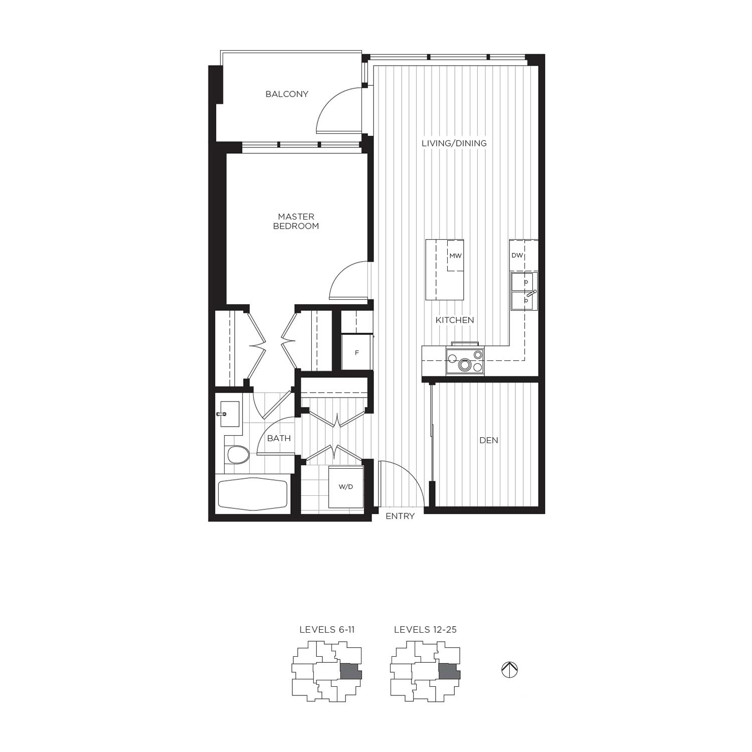  Floor Plan of Sydney Condos with undefined beds