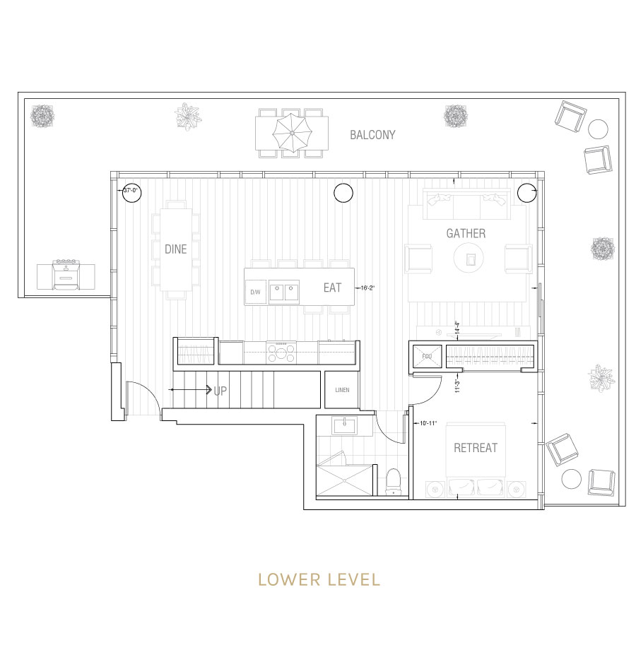  Floor Plan of Gateway At West District with undefined beds