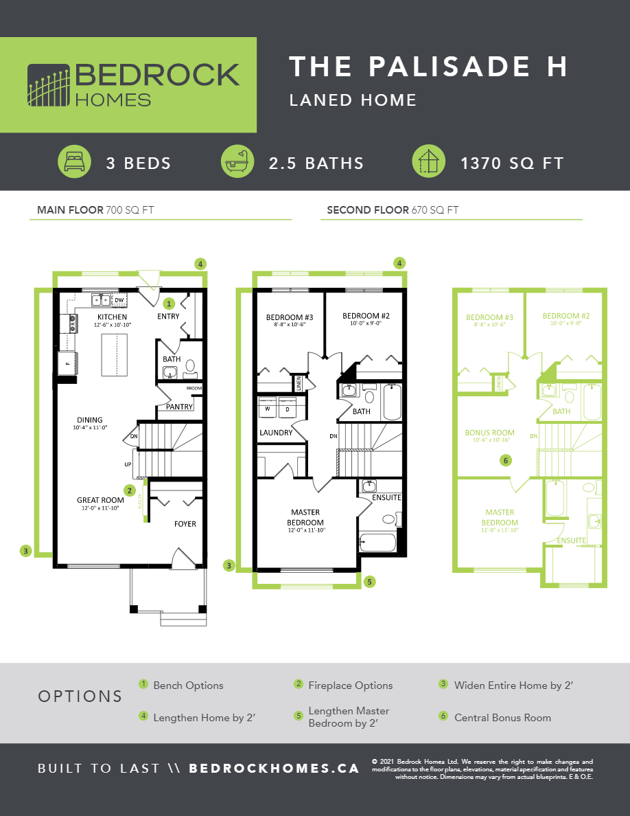 Palisade Floor Plan of The Hills at Charlesworth Bedrock Homes with undefined beds