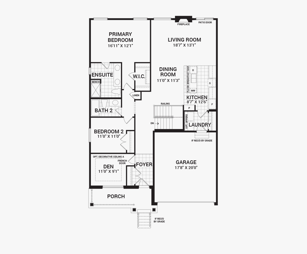 Bay Willow Floor Plan of Mahogany Towns with undefined beds