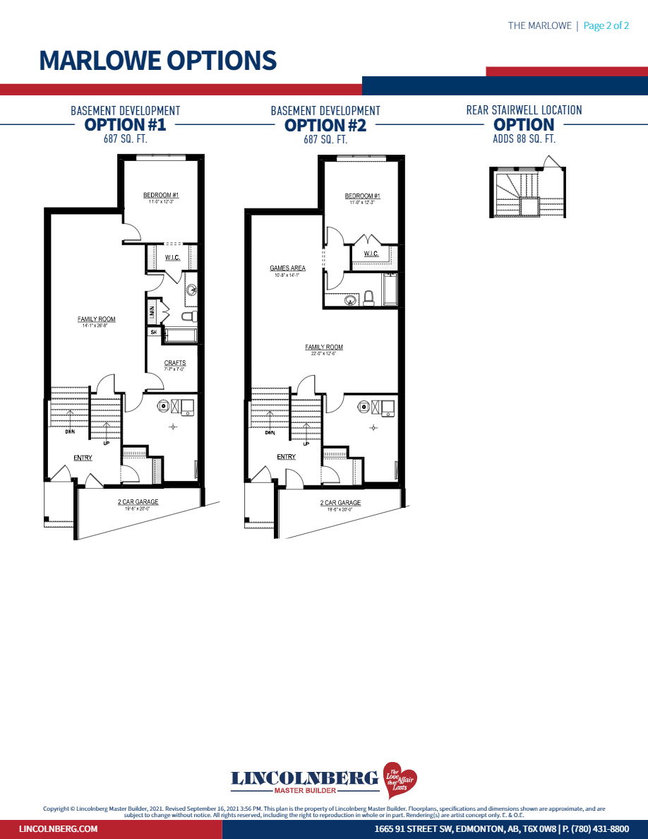 The Marlowe Floor Plan of Ellis Greens with undefined beds