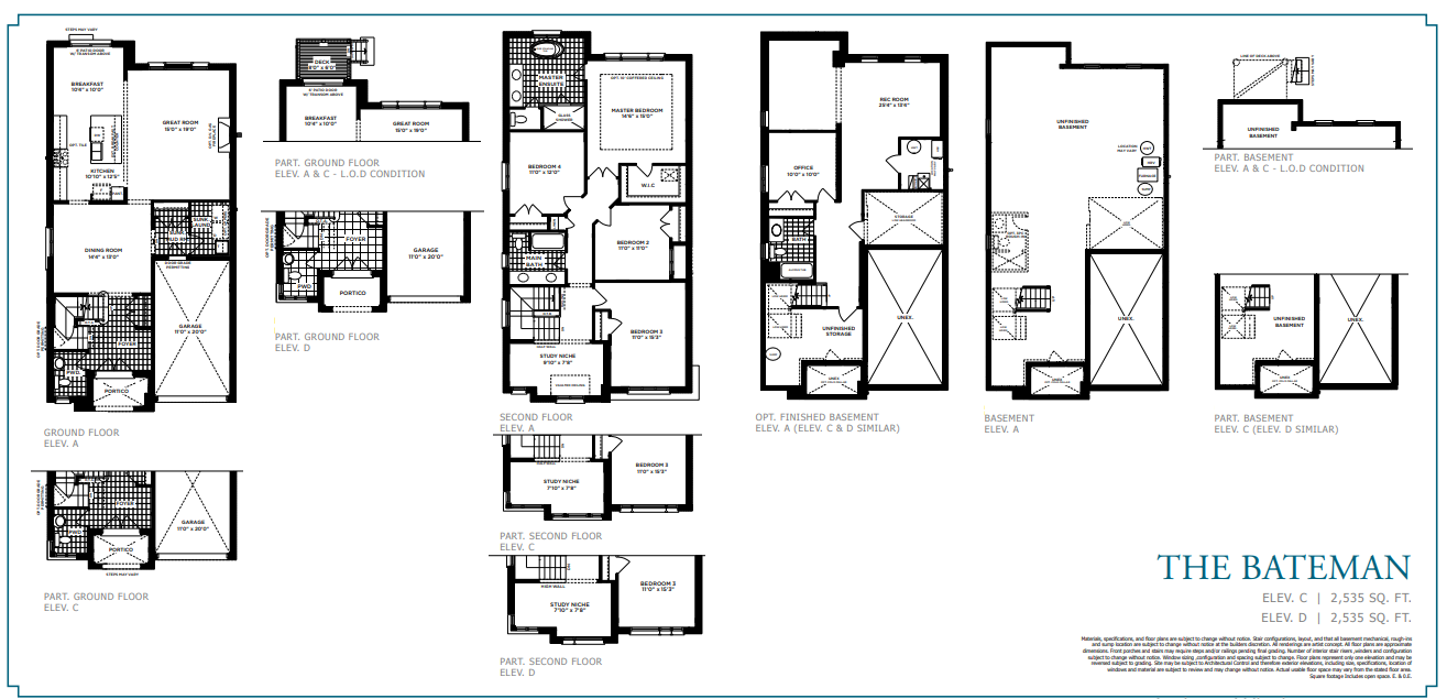  Floor Plan of Bellview by the Lake with undefined beds