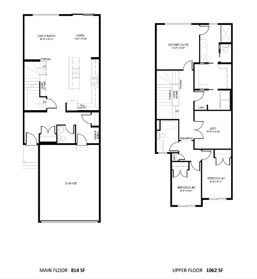 Whistler Floor Plan of Aster with undefined beds