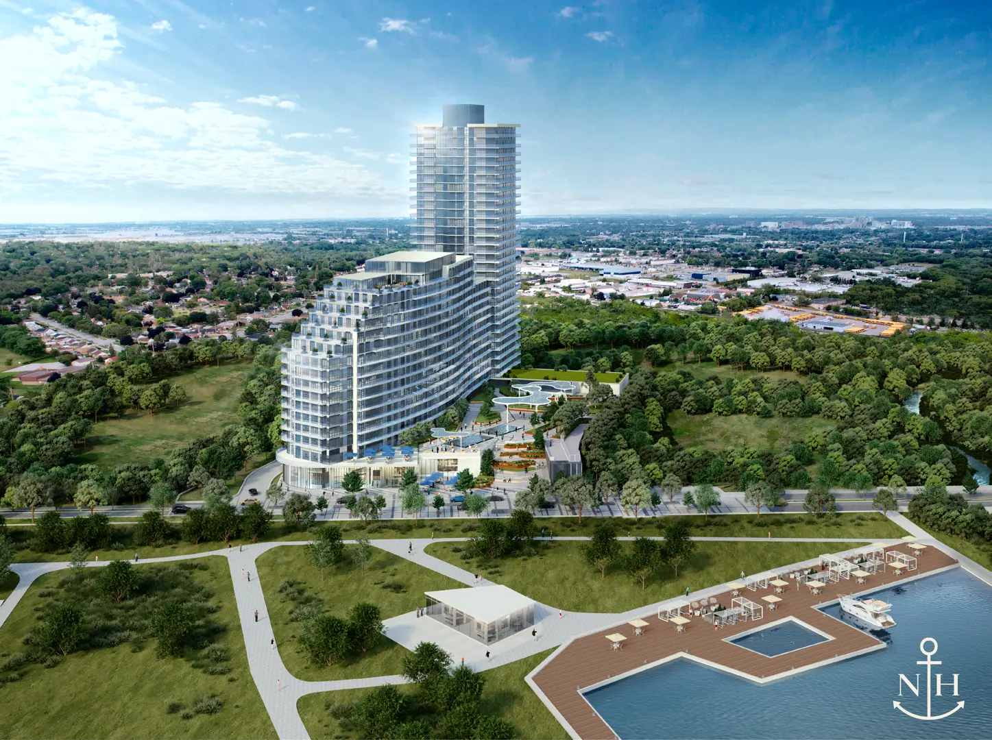 Nahid Harbour Condos located at 80 Harbour Road, Oshawa, ON image
