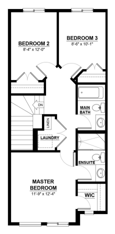 PILOT III-T Floor Plan of Saxony Glen by Daytona Homes with undefined beds