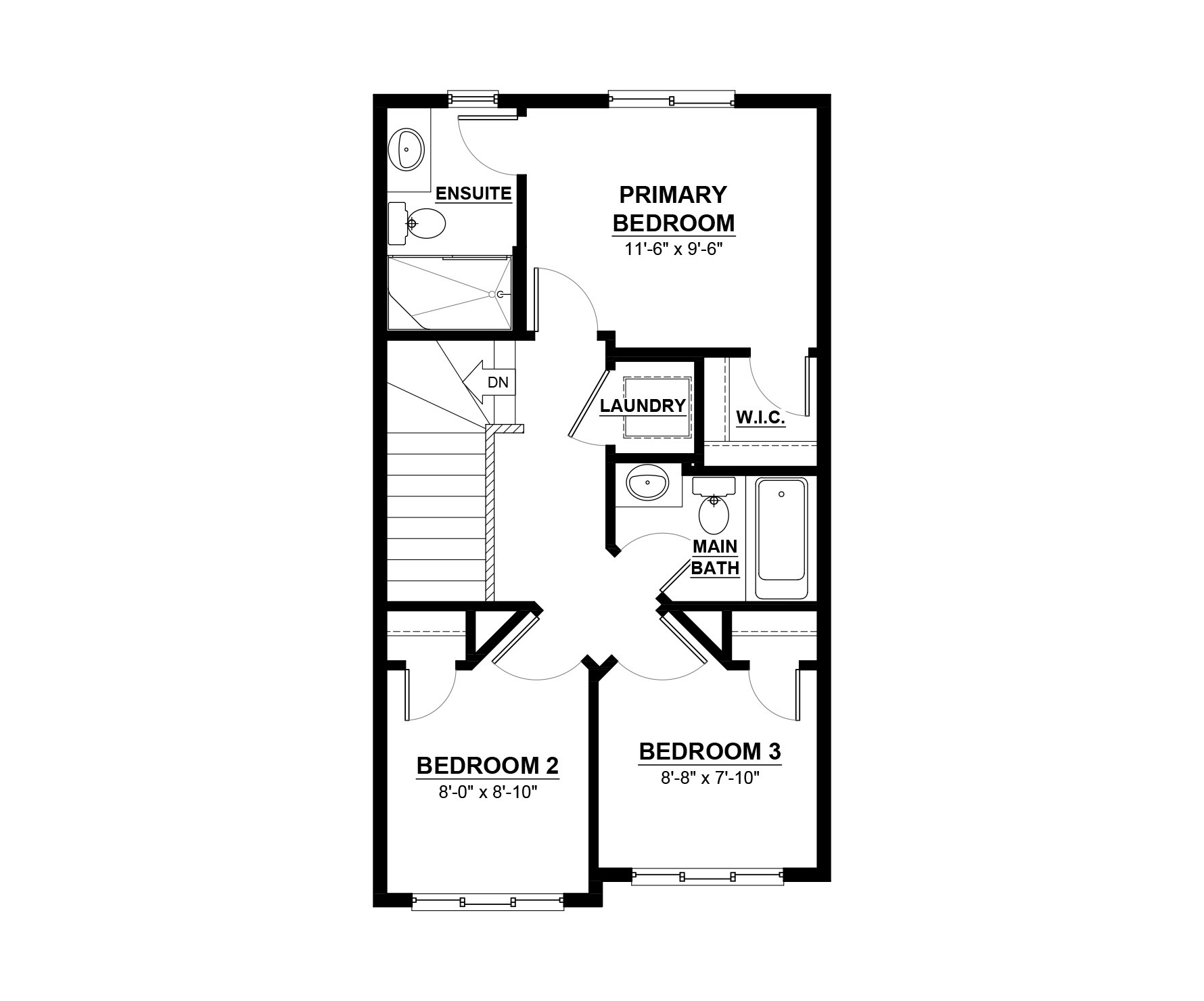 Rio-Z Floor Plan of The Orchards at Ellerslie Daytona Homes with undefined beds