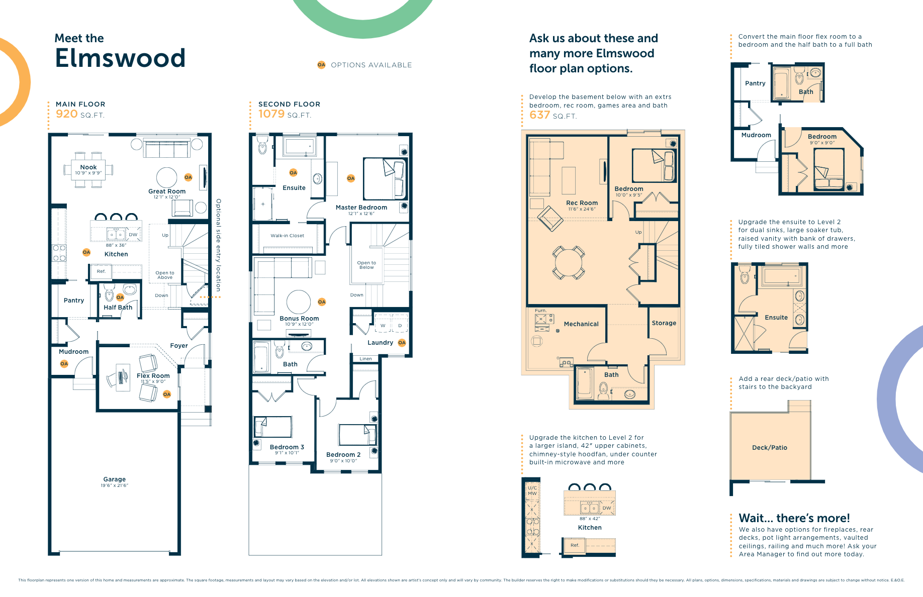 Elmswood Floor Plan of Keswick Landing Excel Homes with undefined beds