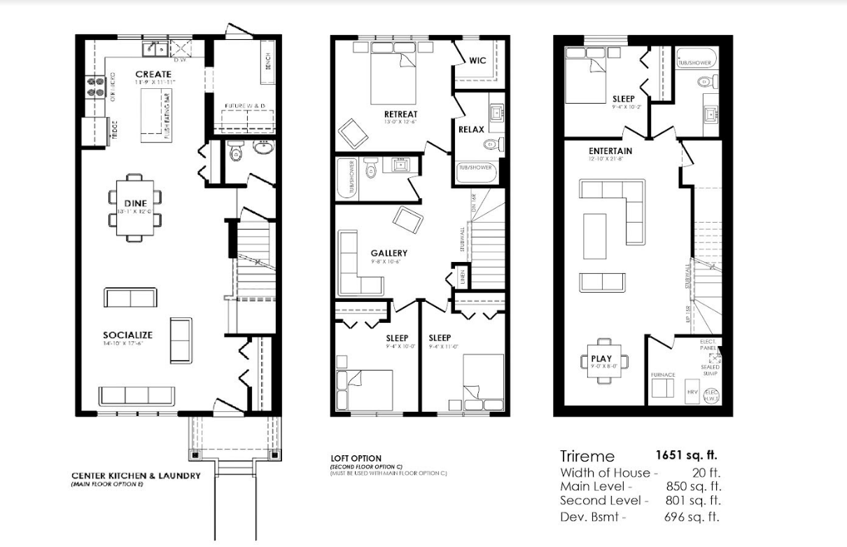 848 Northern Harrier Lane NW Floor Plan of Hawks Ridge by Big Lake with undefined beds