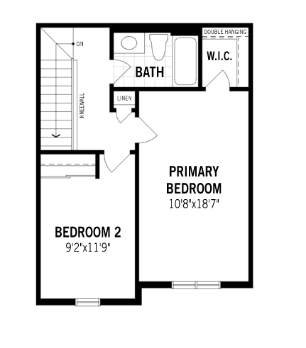 Bluestone II Floor Plan of Richmond Meadows Towns with undefined beds