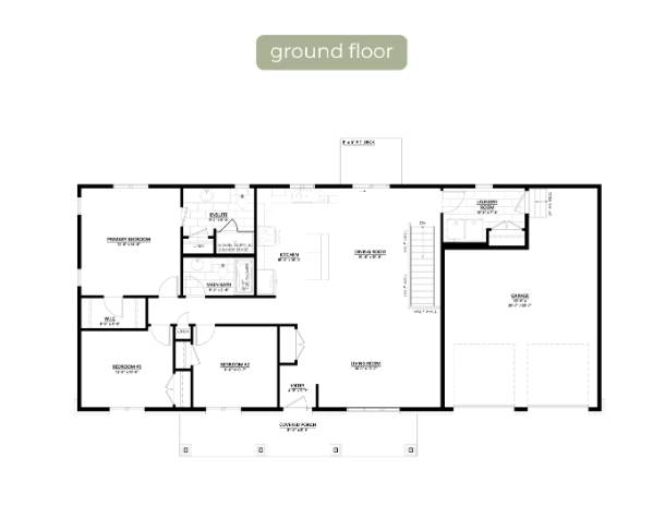 Kenmore Floor Plan of Russell Ridge Estates with undefined beds