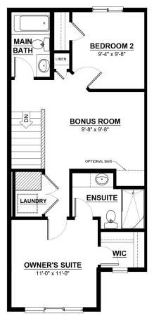  Floor Plan of Rosewood Town  with undefined beds