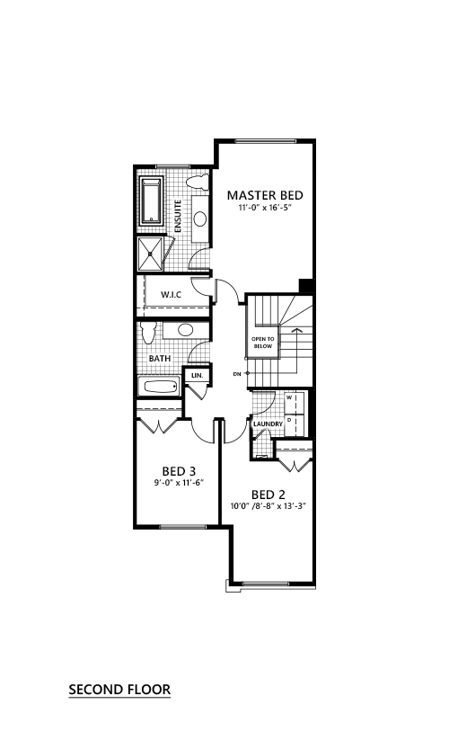 Abbey Floor Plan of Findlay Creek Village Tamarack Homes with undefined beds