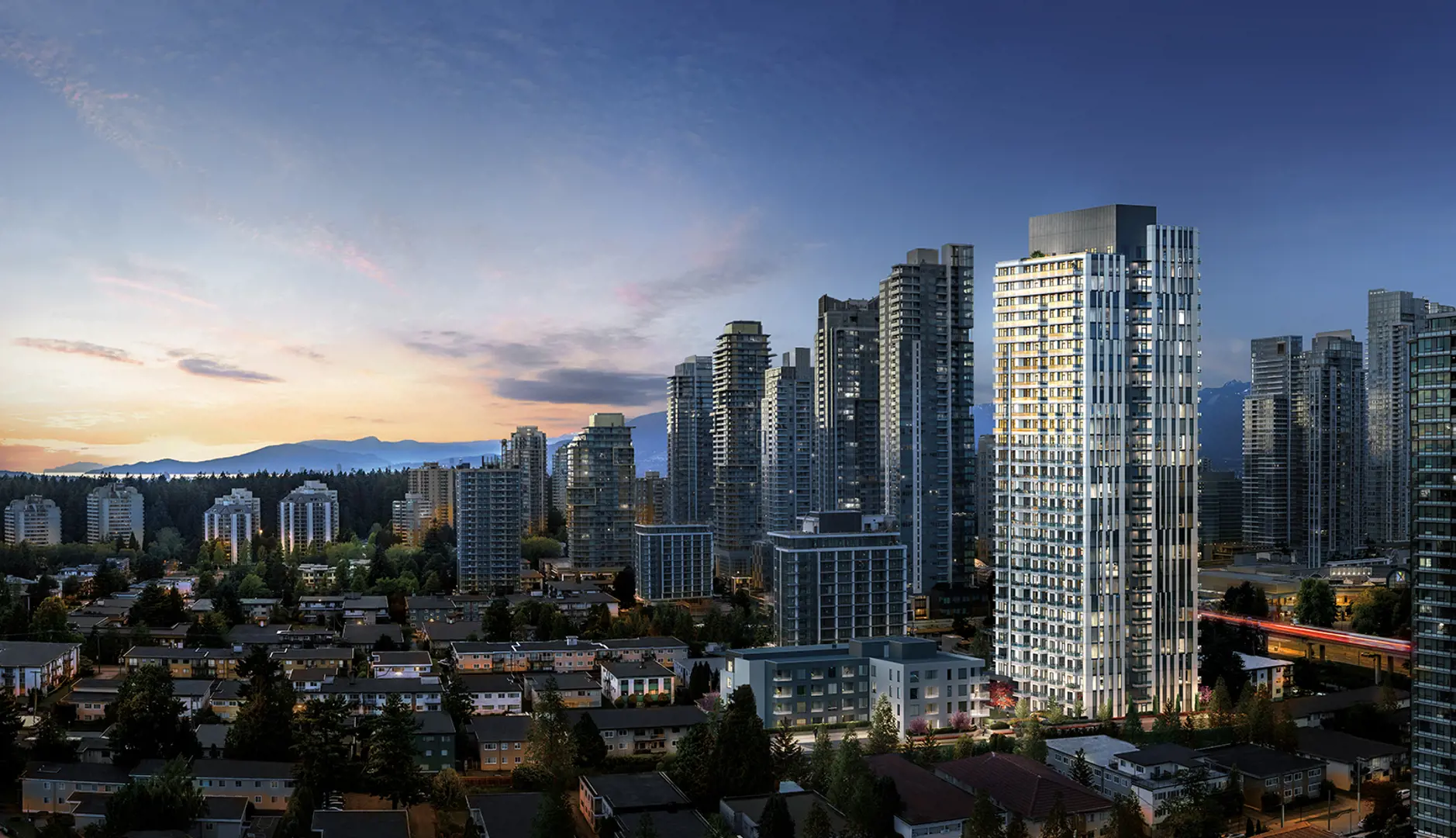 O2 Condos located at 6620 Sussex Avenue, Burnaby, BC image