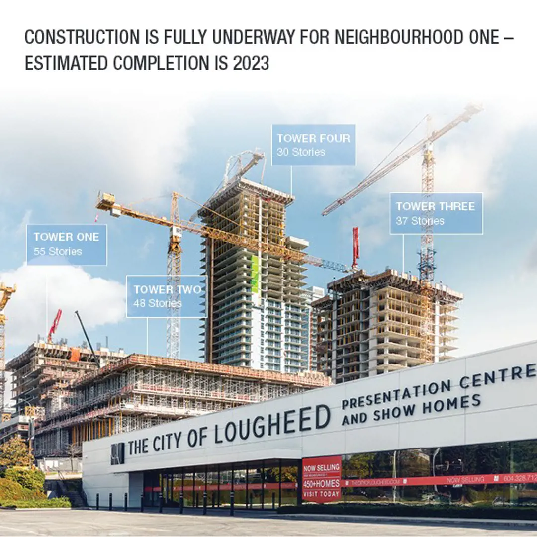 The City of Lougheed - Neighbourhood One Condos located at 9850 Austin Road, Burnaby, BC image