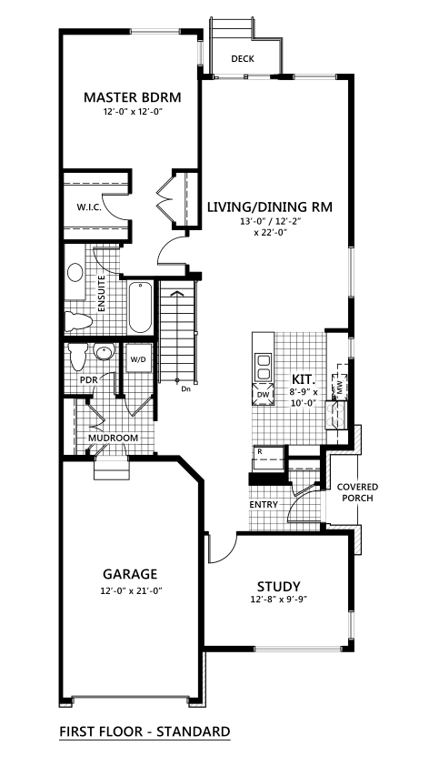 Kingfisher Floor Plan of Cardinal Creek Village Towns with undefined beds