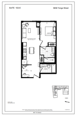  Floor Plan of Plaza on Yonge Condos with undefined beds