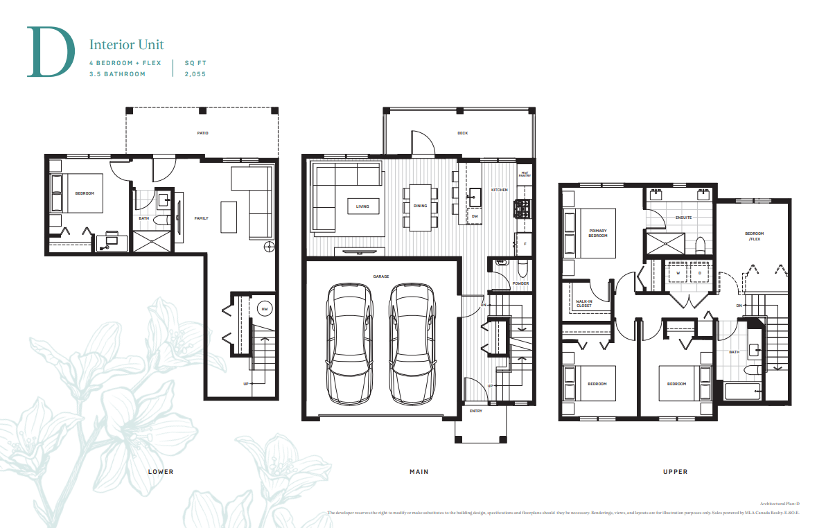  Floor Plan of Baycrest West Condos with undefined beds