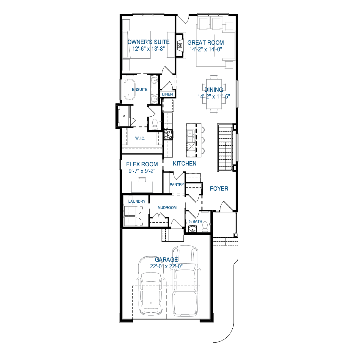  Floor Plan of Cranston's Riverstone with undefined beds