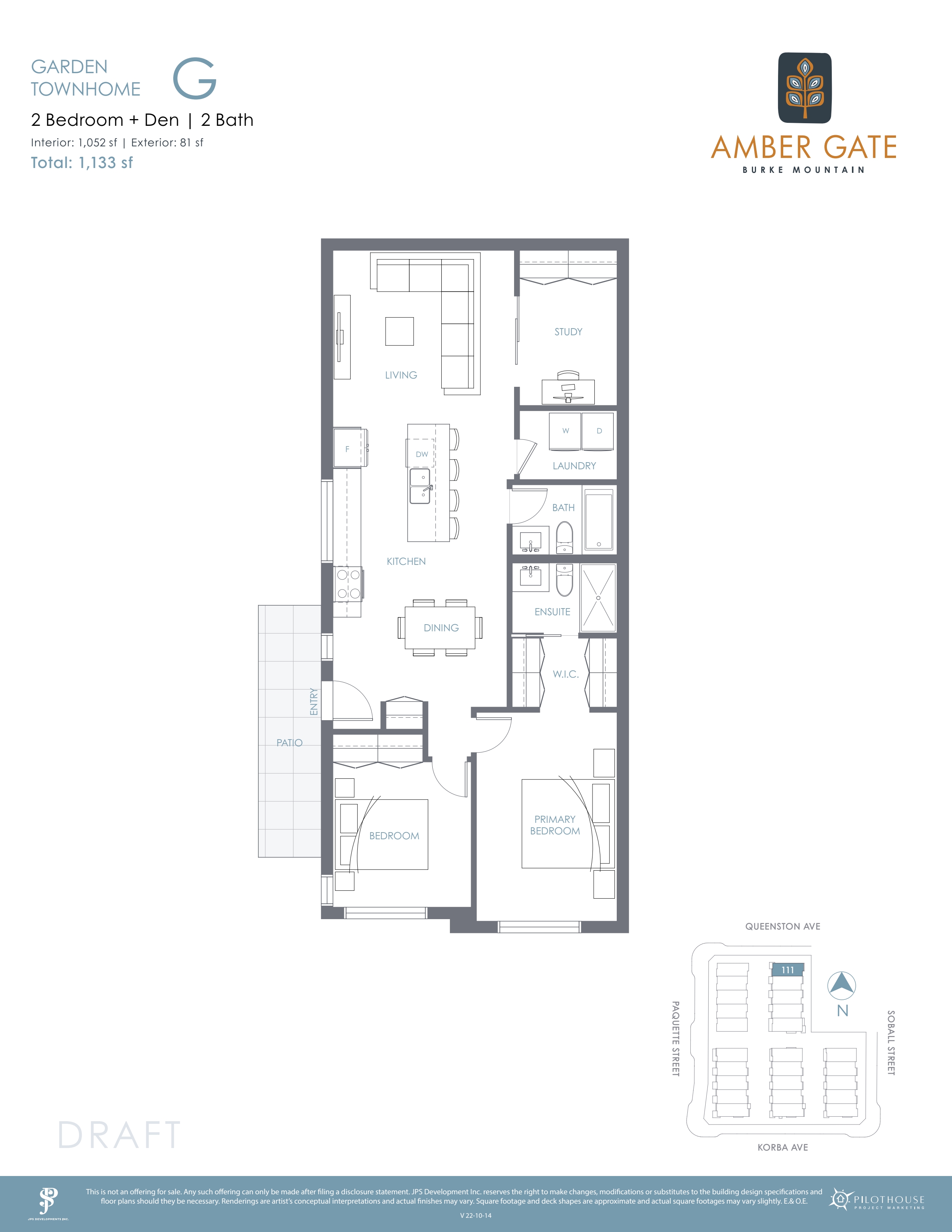  Floor Plan of Amber Gate Towns with undefined beds
