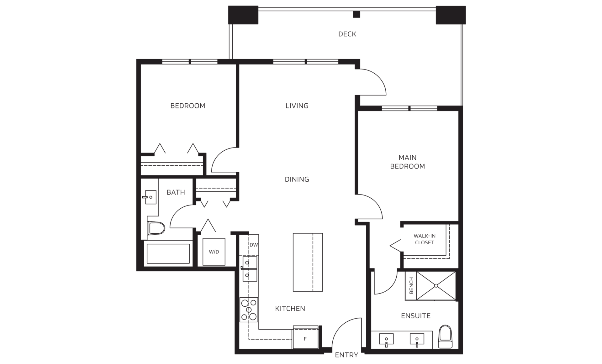  Floor Plan of Skylark Condos with undefined beds