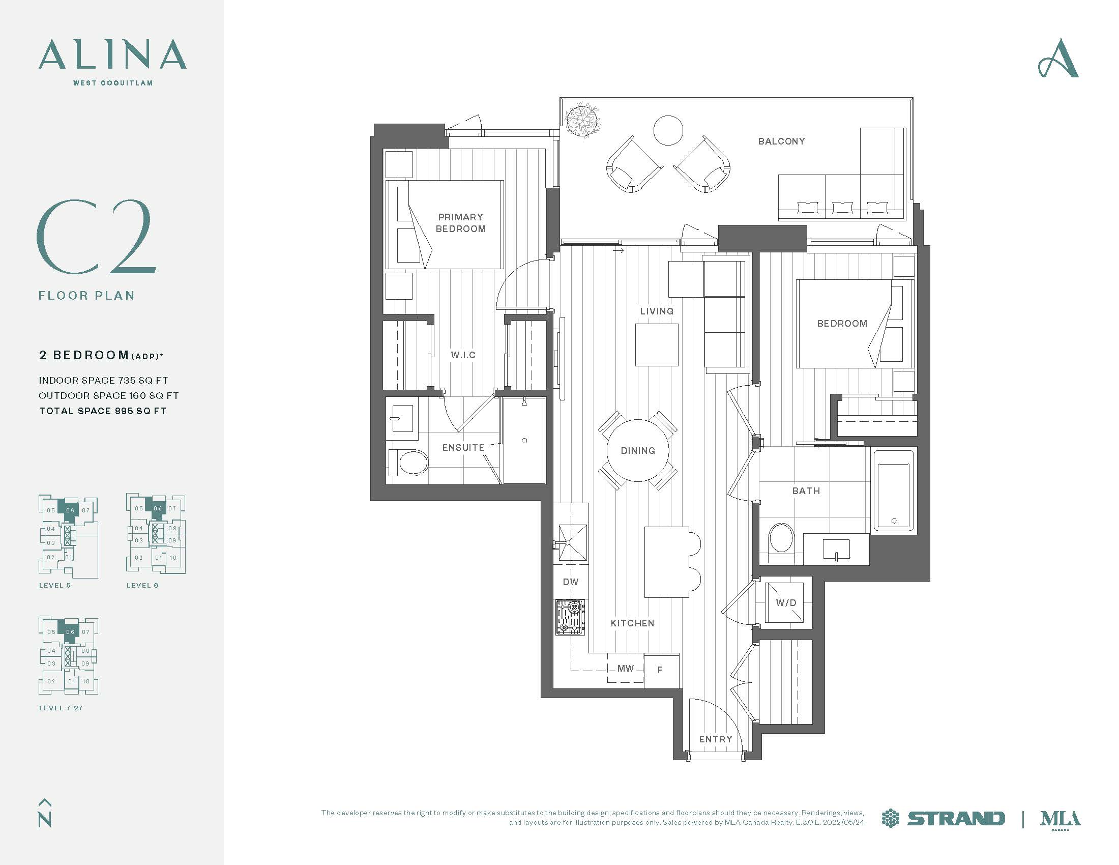  Floor Plan of Alina Condos with undefined beds