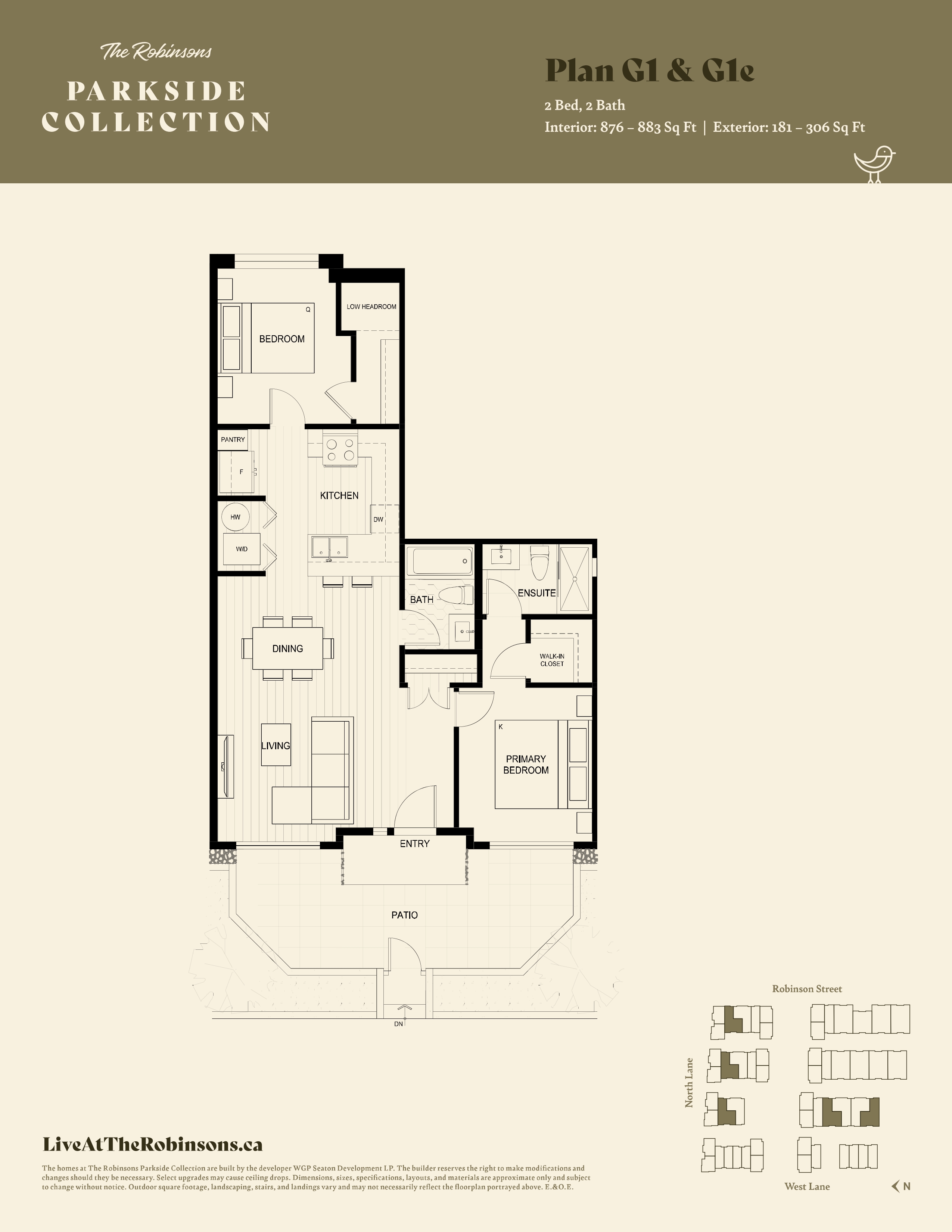  Floor Plan of The Robinsons Parkside Collection with undefined beds