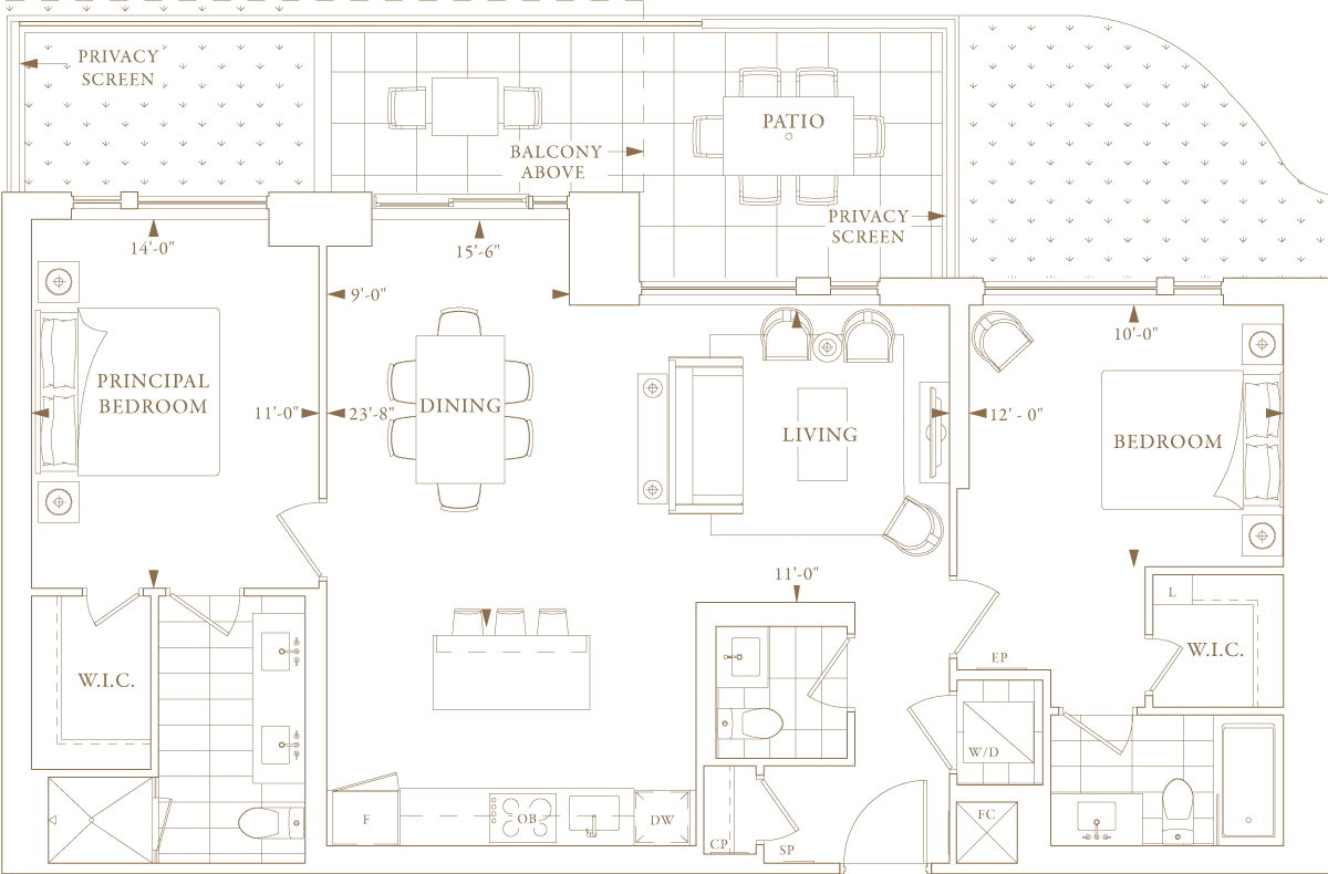  Floor Plan of Royal Bayview Condos with undefined beds