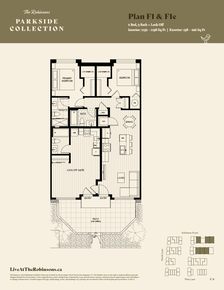  Floor Plan of The Robinsons Parkside Collection with undefined beds