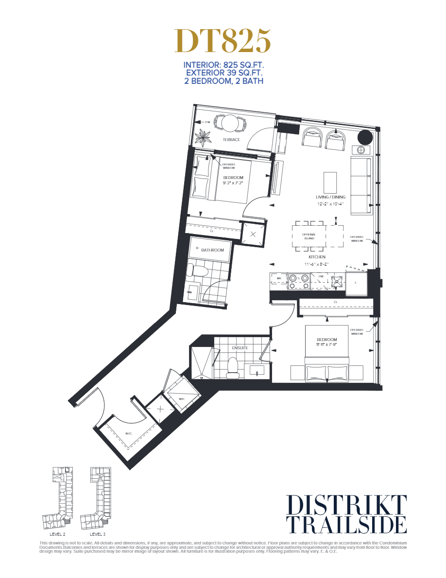  Floor Plan of Distrikt Trailside West Condos with undefined beds
