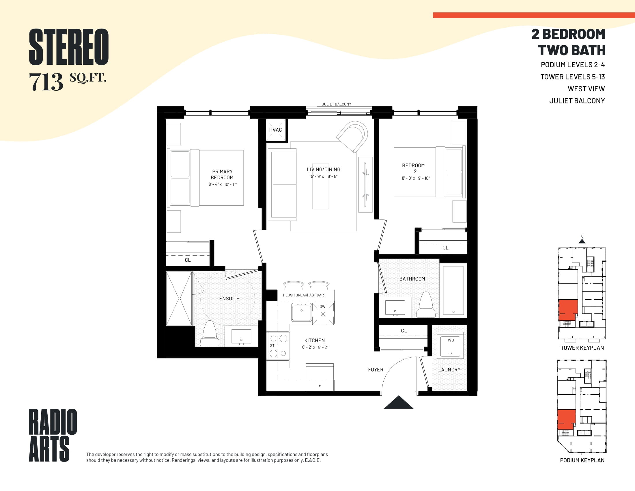  Floor Plan of Radio Arts with undefined beds