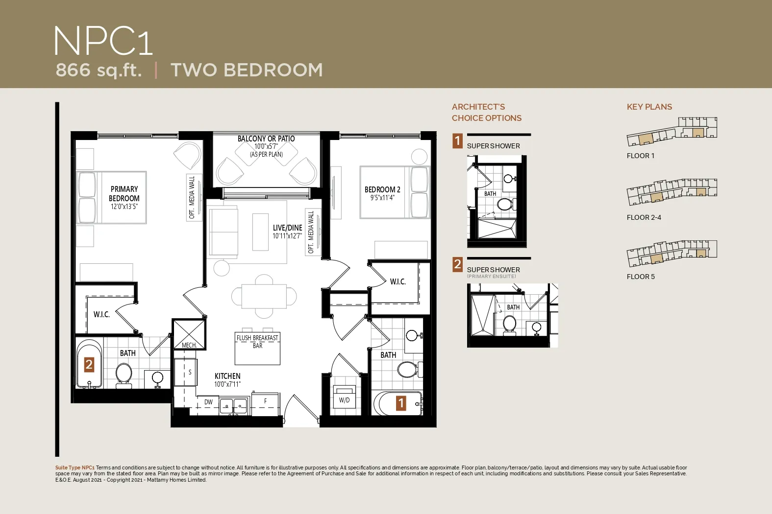 NPC1 Floor Plan of Views on the Preserve Condos with undefined beds