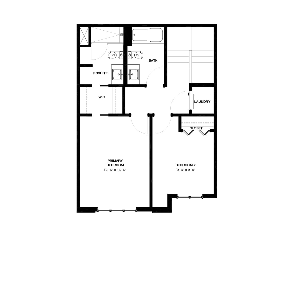  Floor Plan of Crown Park Towns with undefined beds