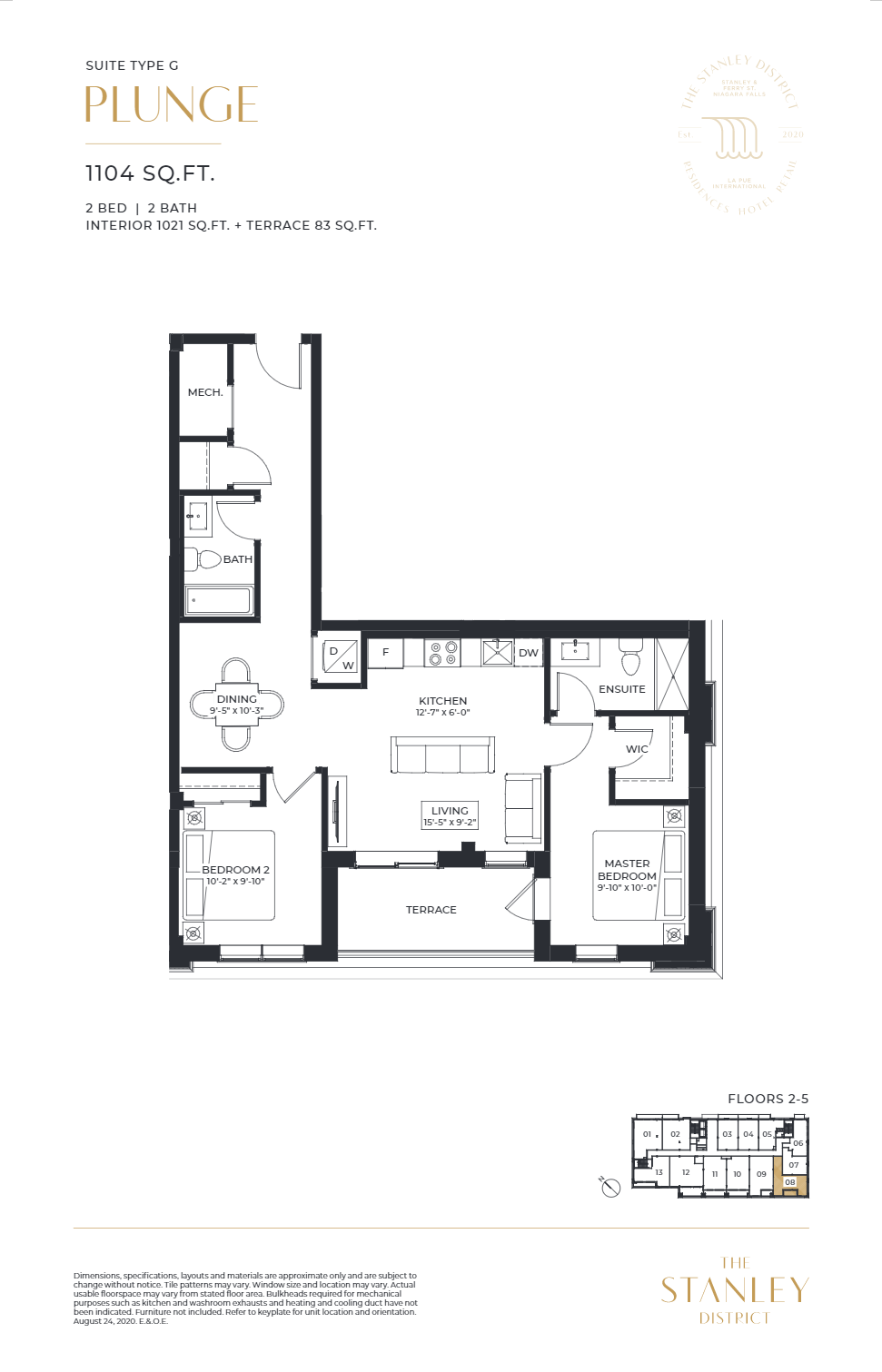  Floor Plan of The Stanley District - Phase 1 with undefined beds