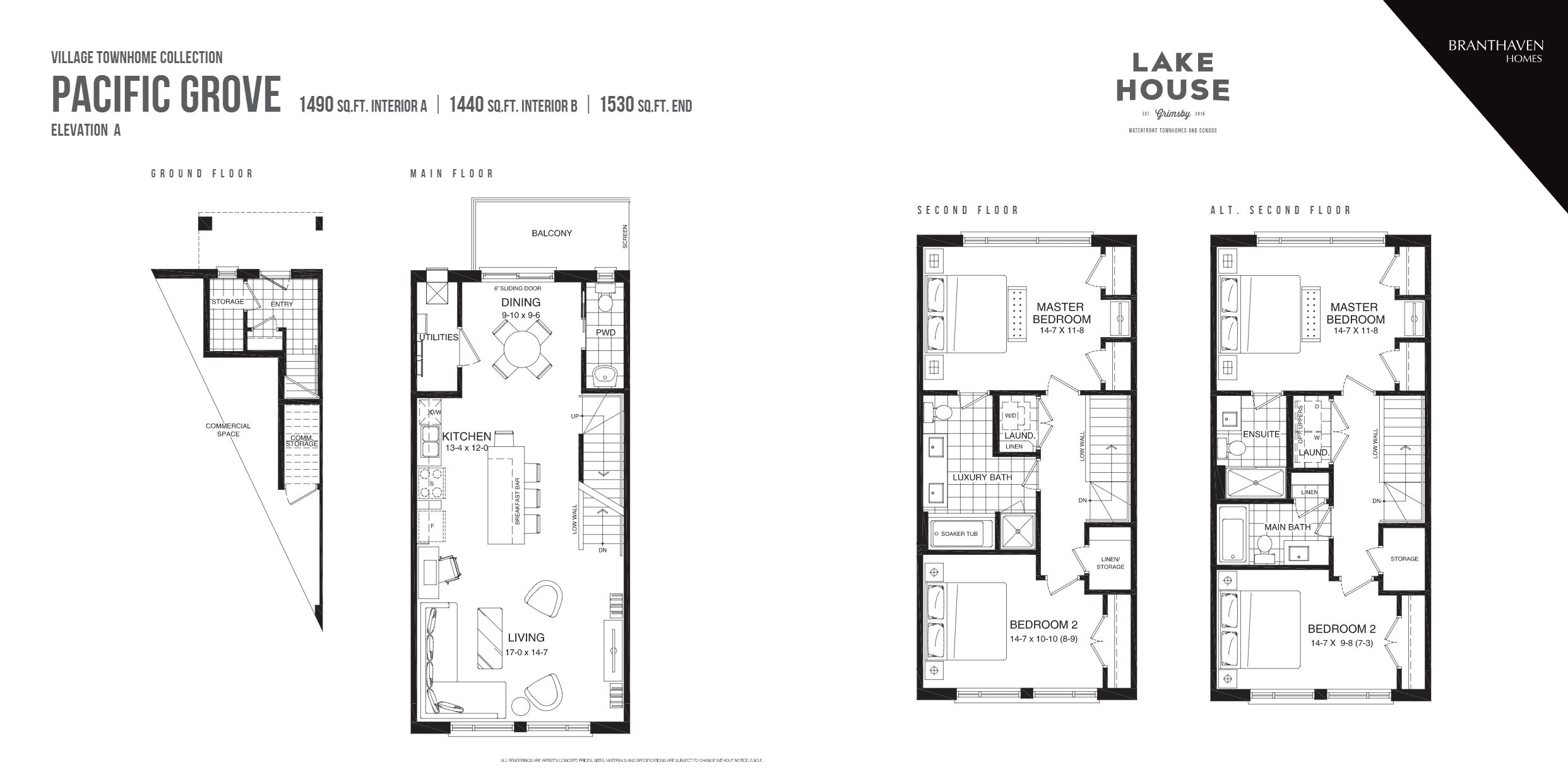  Floor Plan of Lake House with undefined beds