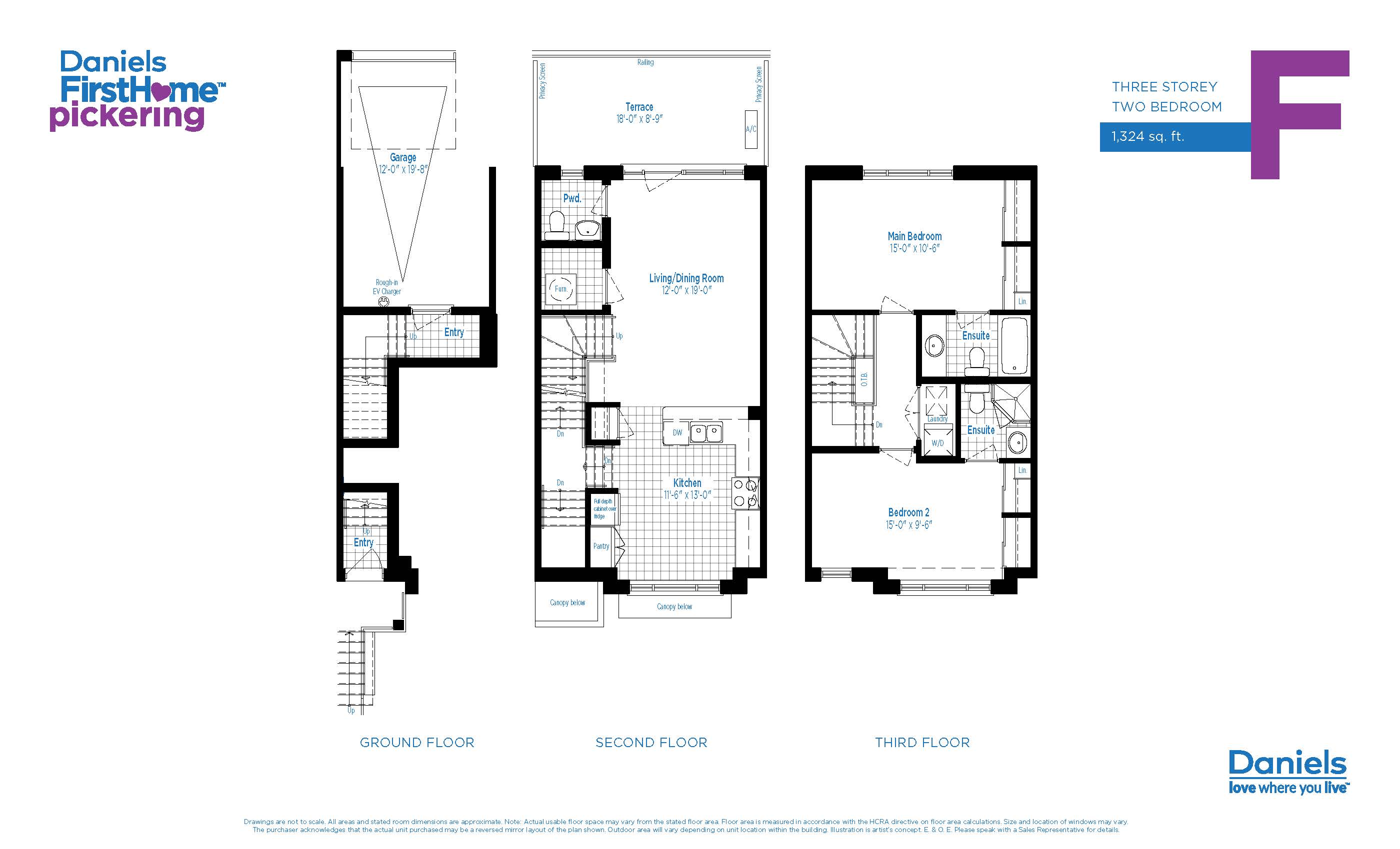  Floor Plan of Daniels FirstHome with undefined beds