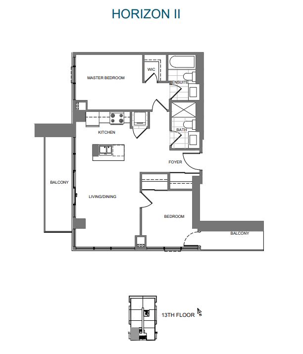  Floor Plan of Waterview Condominiums with undefined beds