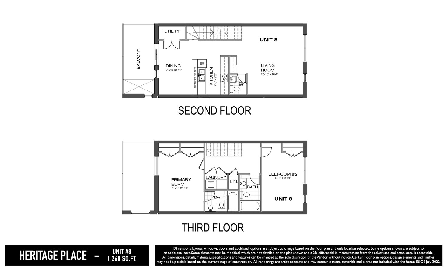  Floor Plan of Heritage Place Condos with undefined beds