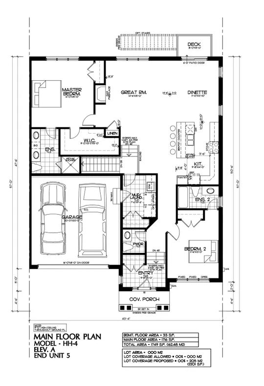  Floor Plan of Mountainview Luxury Bungalow Townhomes with undefined beds