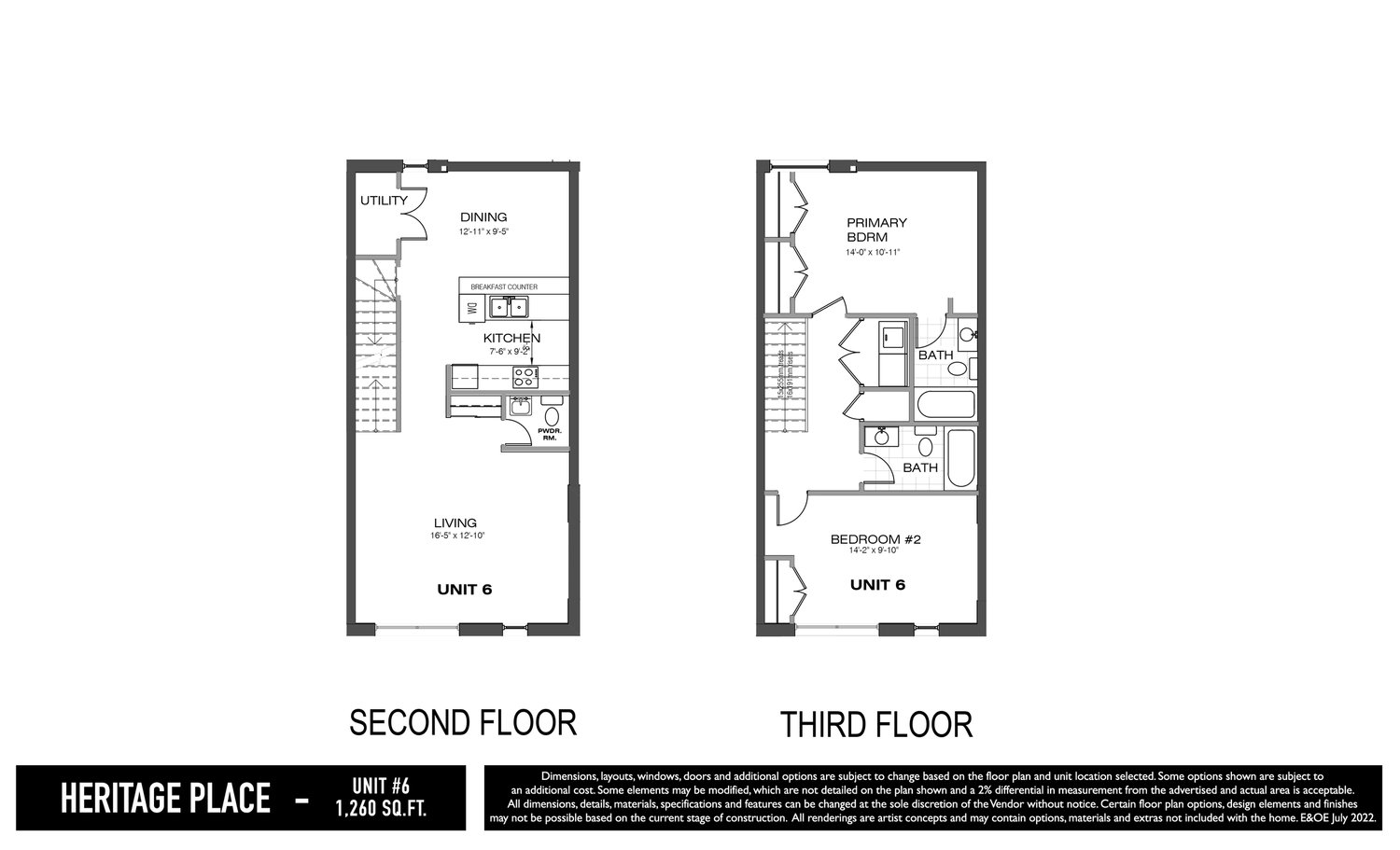  Floor Plan of Heritage Place Condos with undefined beds