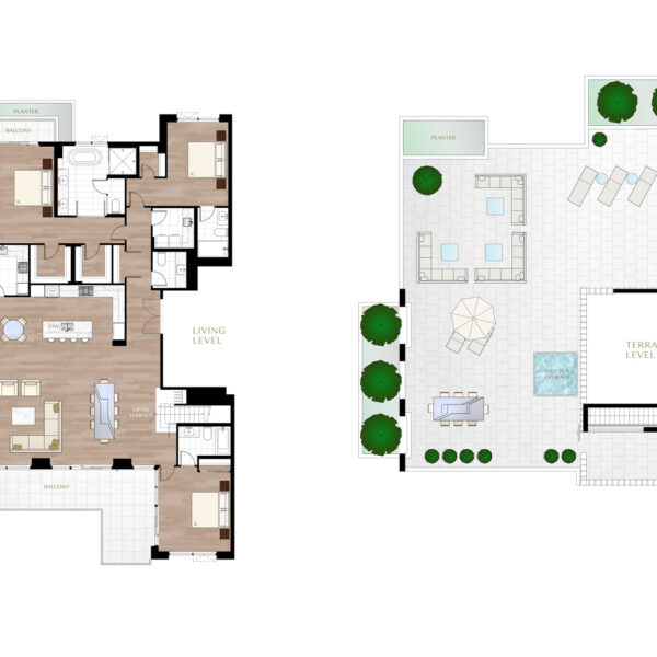 Floor Plan of Park West at Lions Gate Village Condos with undefined beds