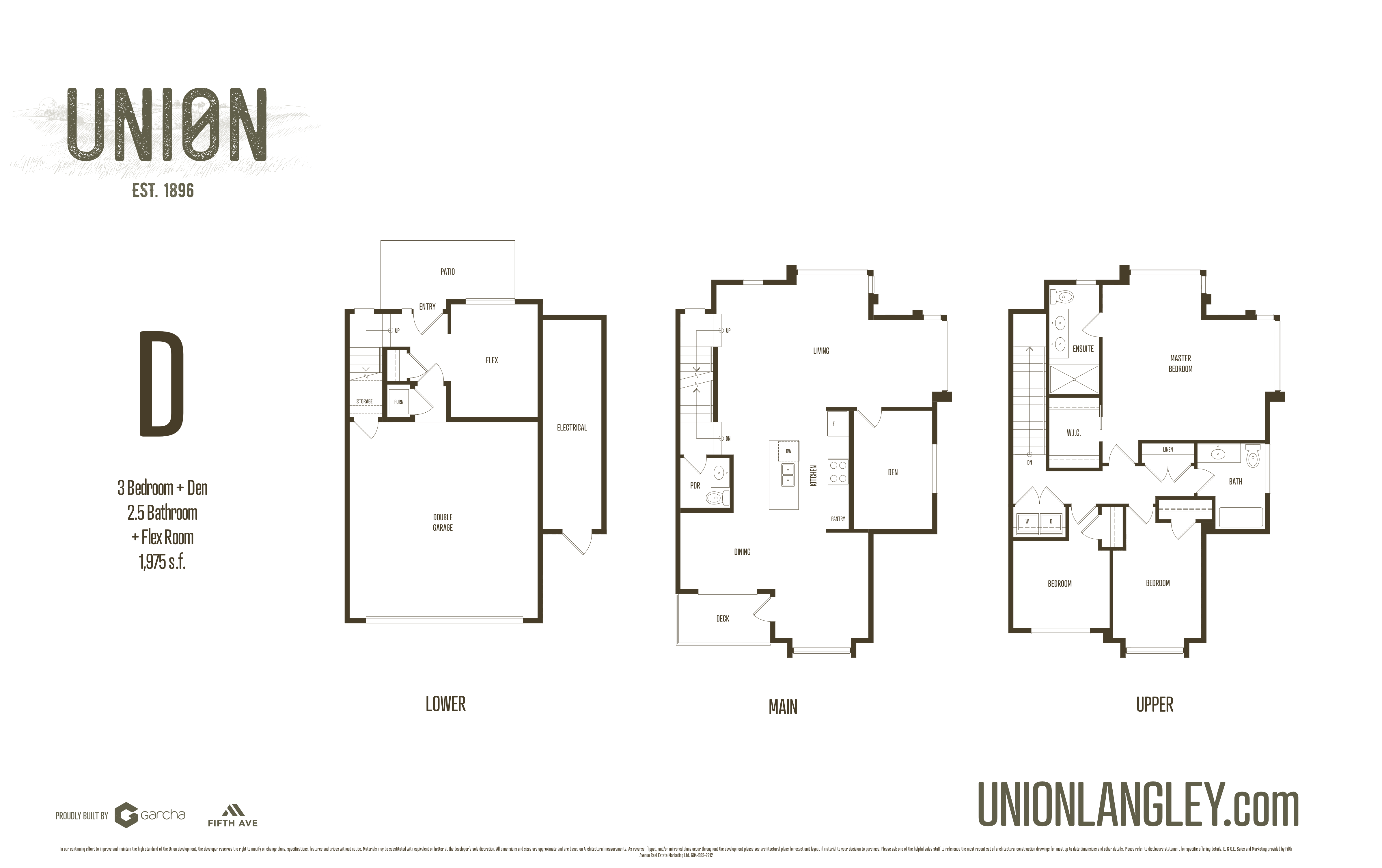  Floor Plan of Union Willoughby Towns with undefined beds