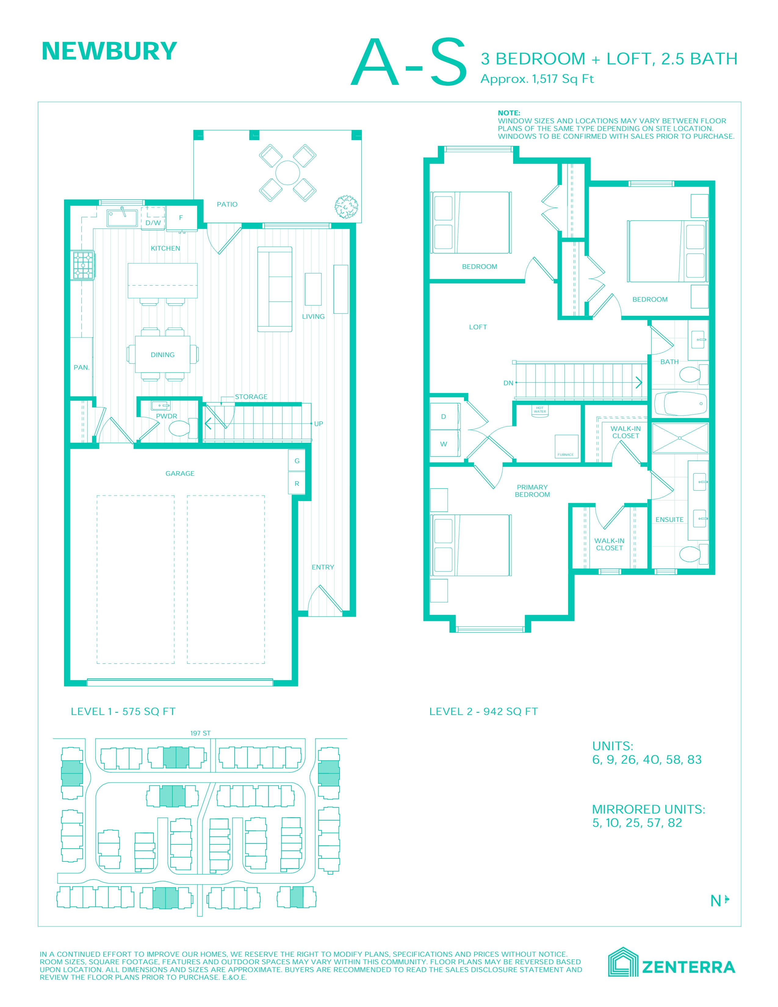  Floor Plan of Newbury Towns with undefined beds