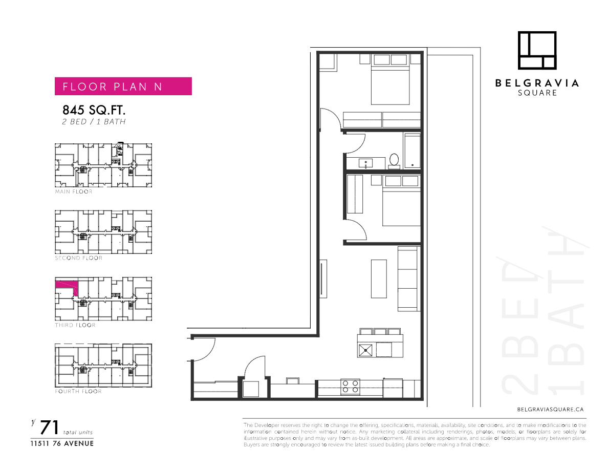 315 Floor Plan of Belgravia Square Condos with undefined beds