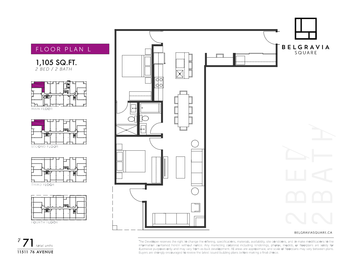 114 Floor Plan of Belgravia Square Condos with undefined beds