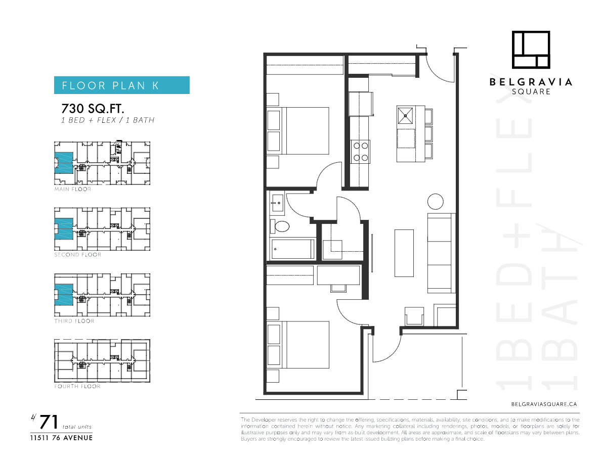 213 Floor Plan of Belgravia Square Condos with undefined beds