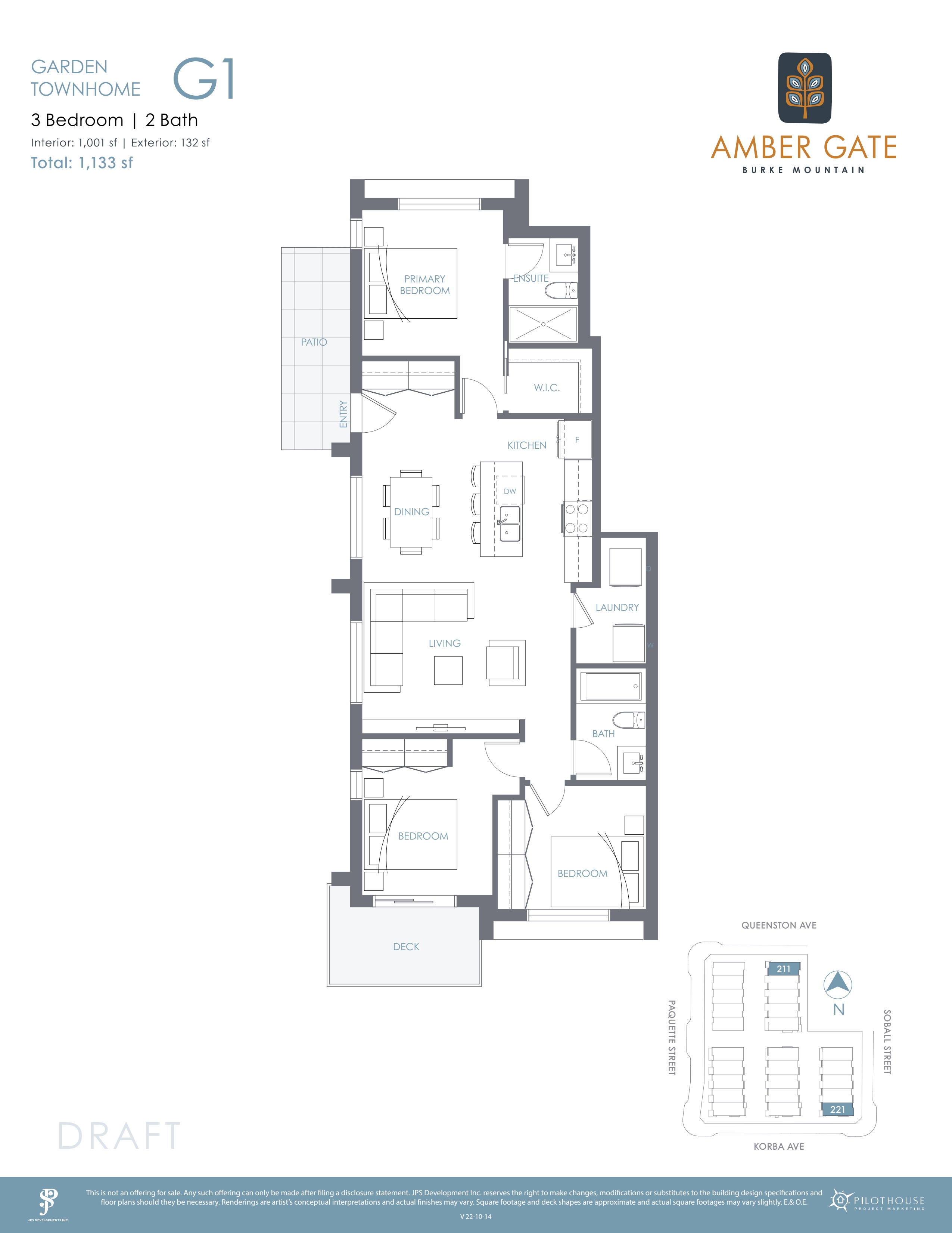  Floor Plan of Amber Gate Towns with undefined beds